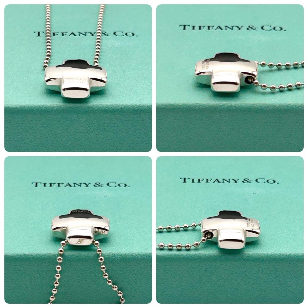 美品 Tiffany & Co. ティファニー ネックレス ローマンクロス 高級