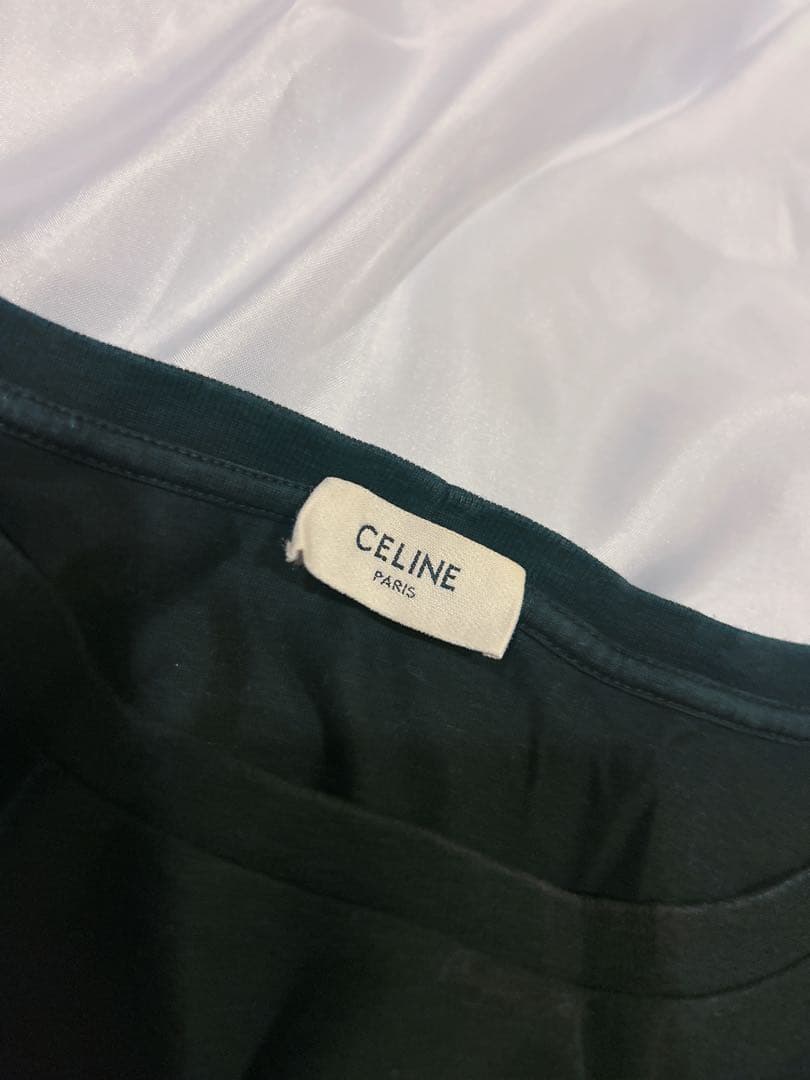 Celine ロゴ　Tシャツ　XS レディース　ブラック