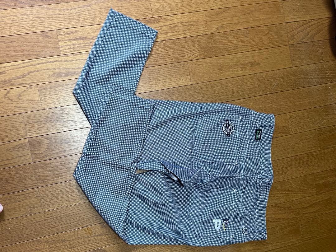 PEARLY GATES グレー チェックパンツ サイズ5