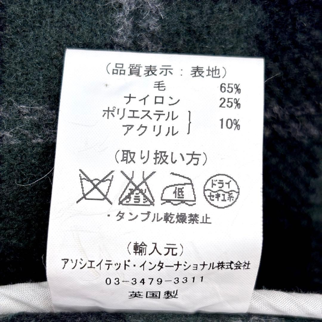 美品！英国製グローバーオールFACTOTUM別注ウールショートダッフルコートM緑