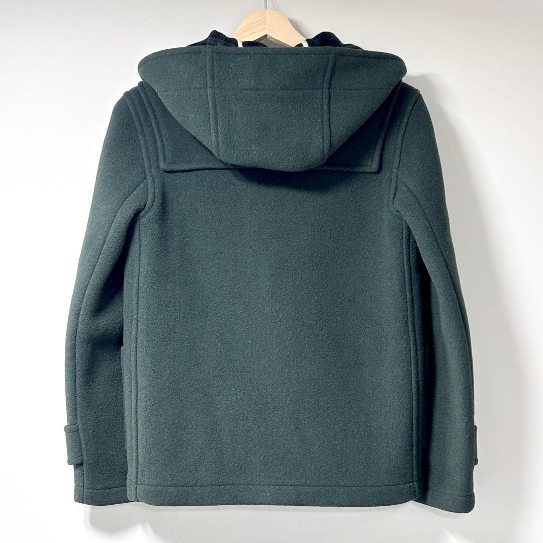 美品！英国製グローバーオールFACTOTUM別注ウールショートダッフルコートM緑