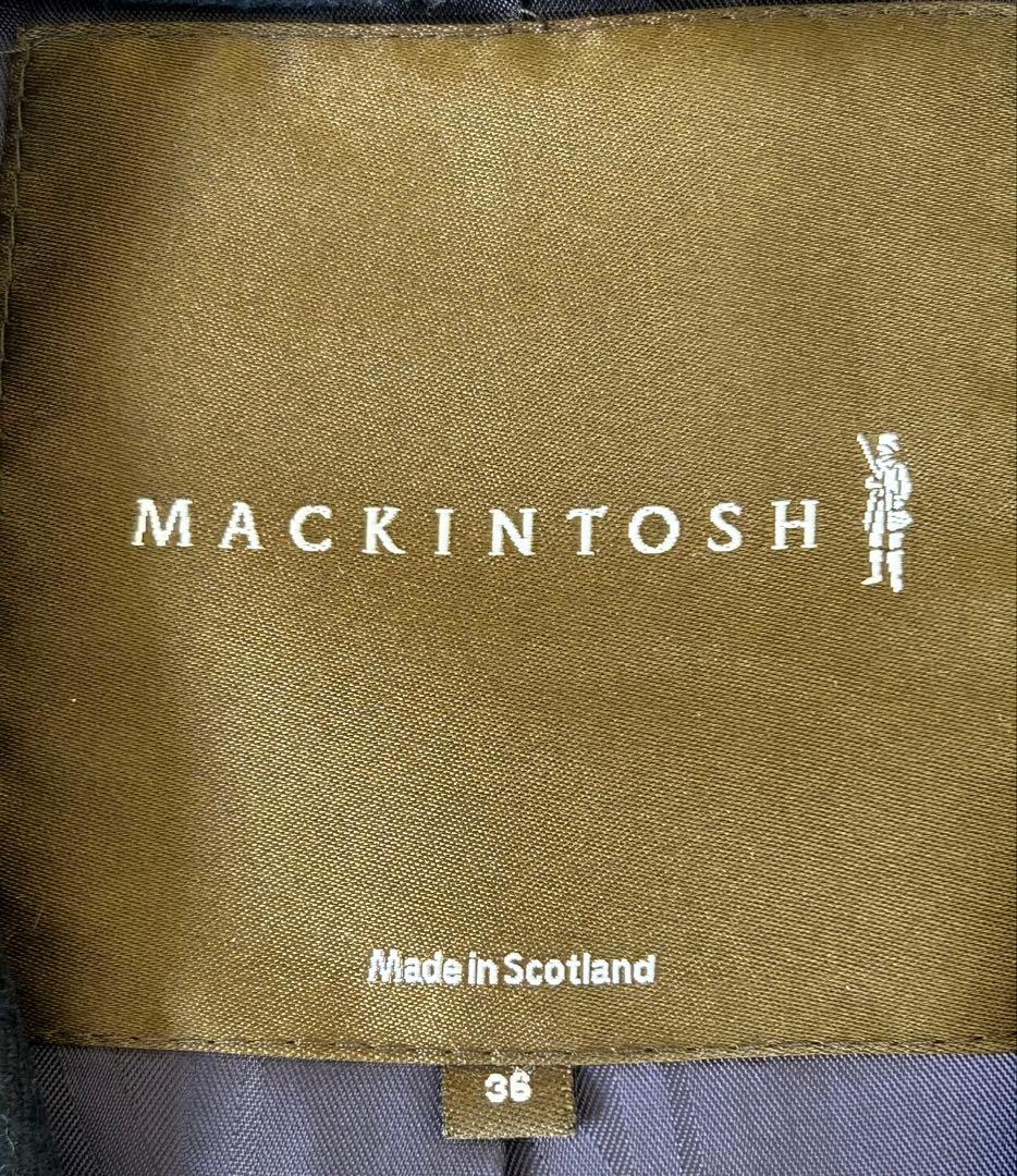 ☆マッキントッシュ☆ ビスコーストレンチコート　ネイビー36