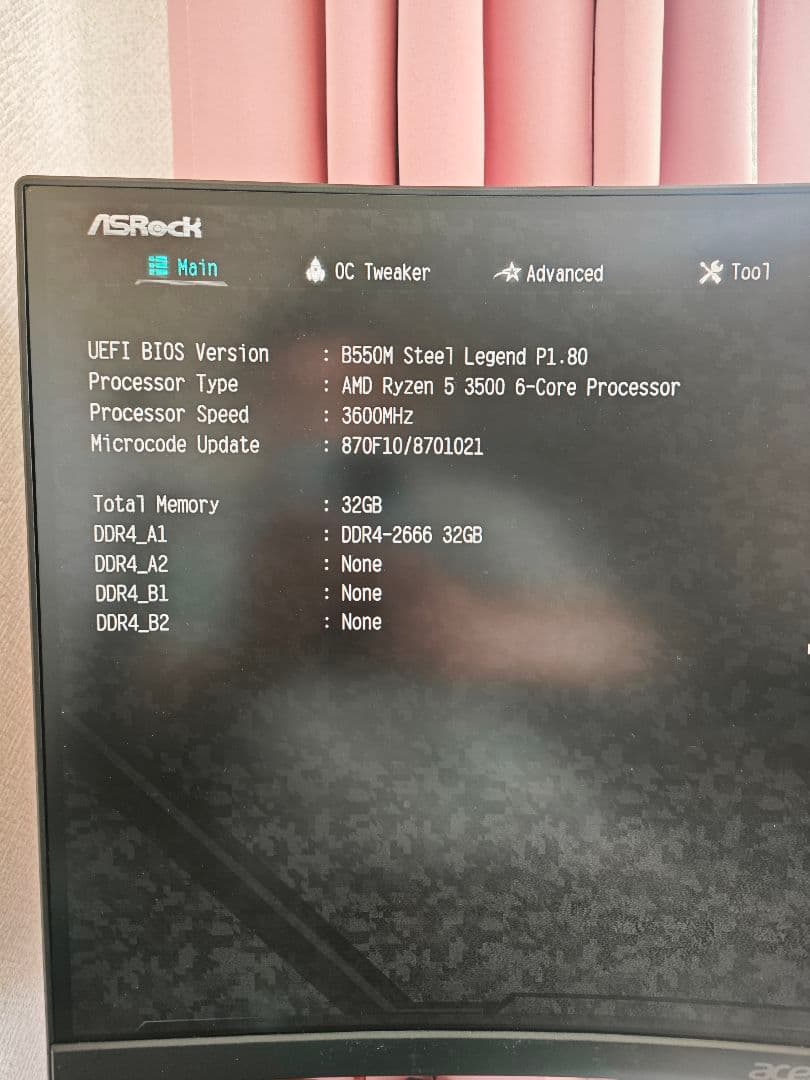 ASRock B550M Steel Legend マザーボード