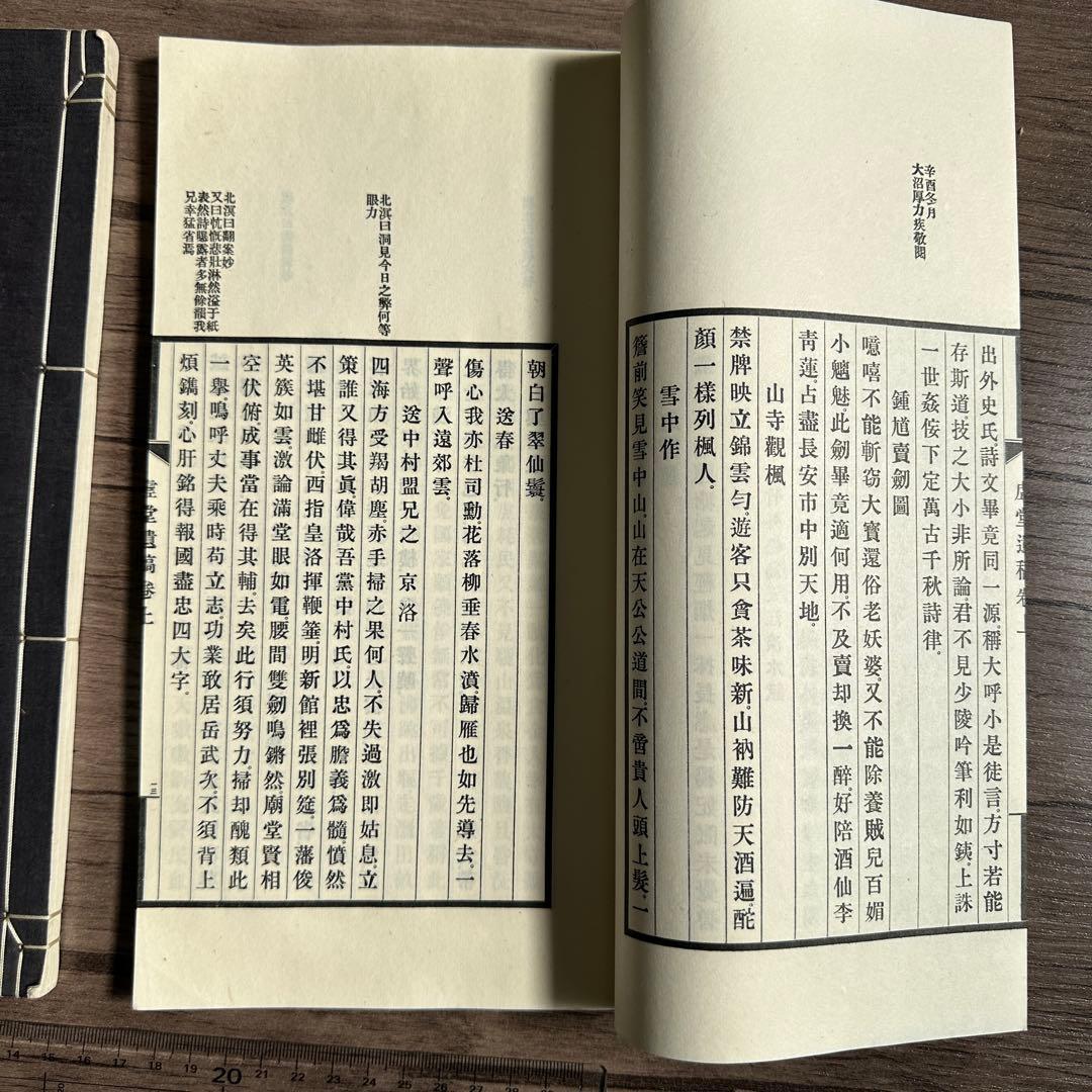 虚堂遺稿 2冊 和本 漢籍