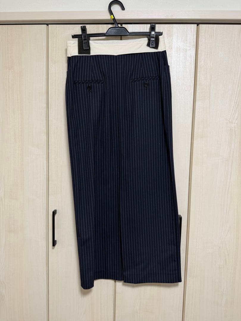 スカート gajess Taylor Pencil Skirt Navy(Stripe)