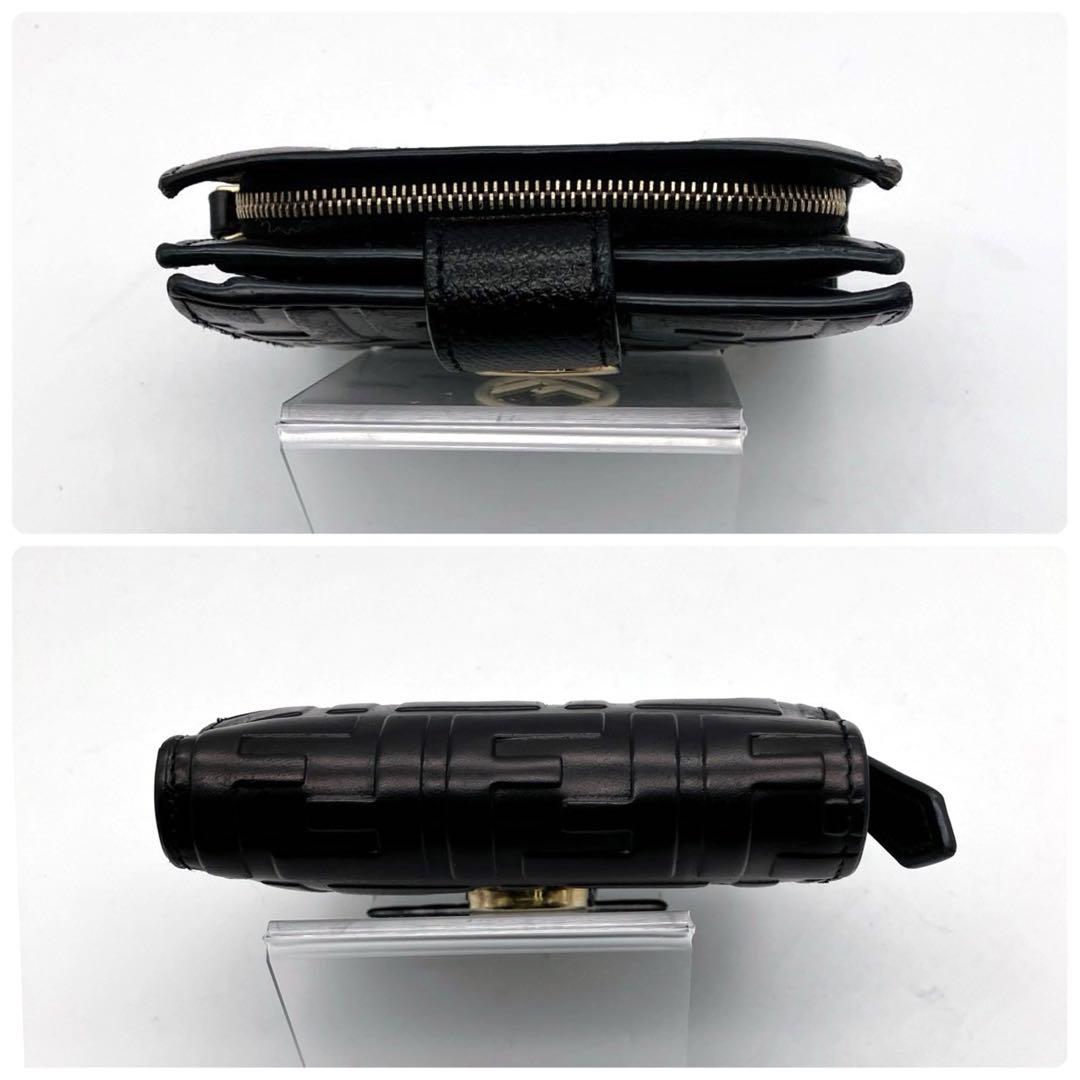 FENDI フェンディ 折り財布 zucca ズッカ ブラック 黒