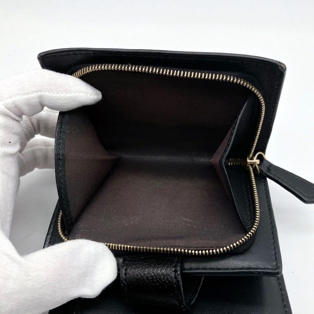 FENDI フェンディ 折り財布 zucca ズッカ ブラック 黒