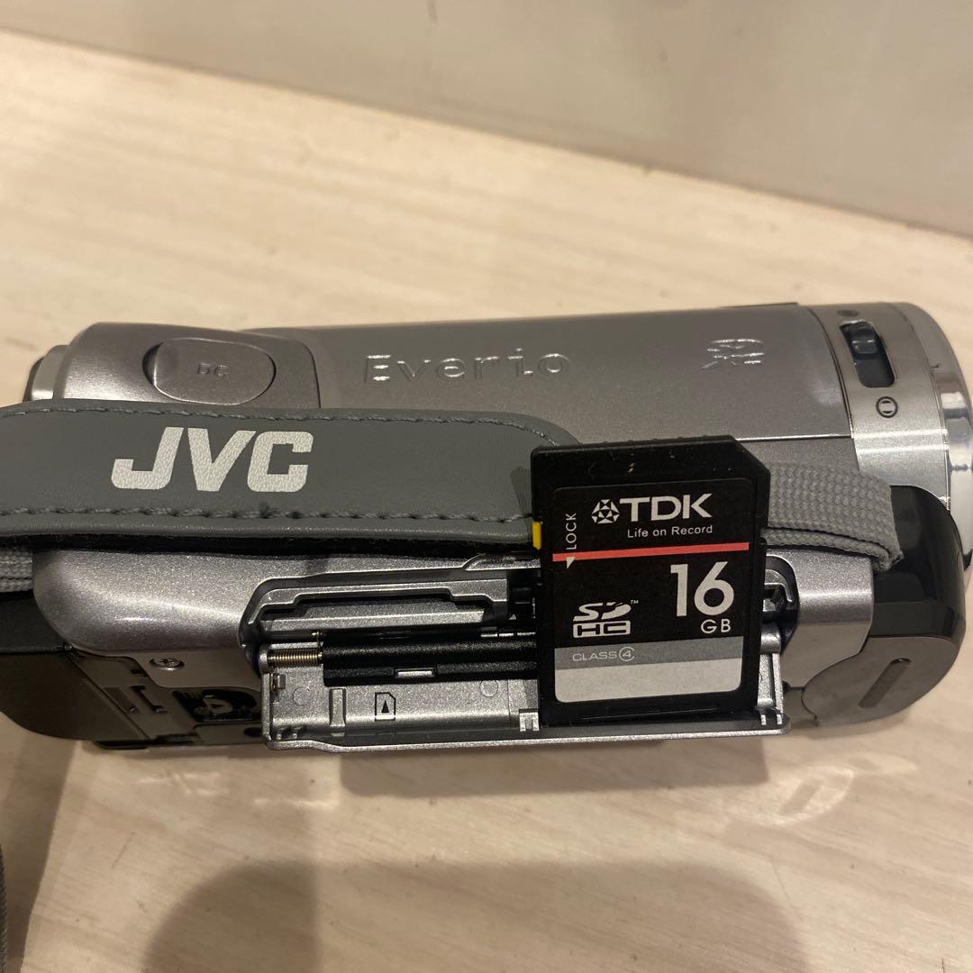 【動作品】JVC Everio GZ-E220-S フルHD ビデオカメラ