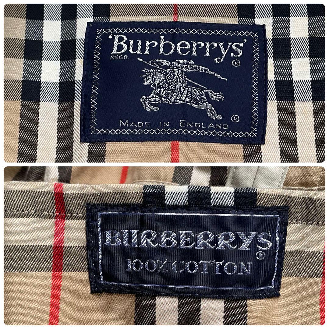 Burberrys バーバリーベージュステンカラーコート裏地ノバチェック英国製