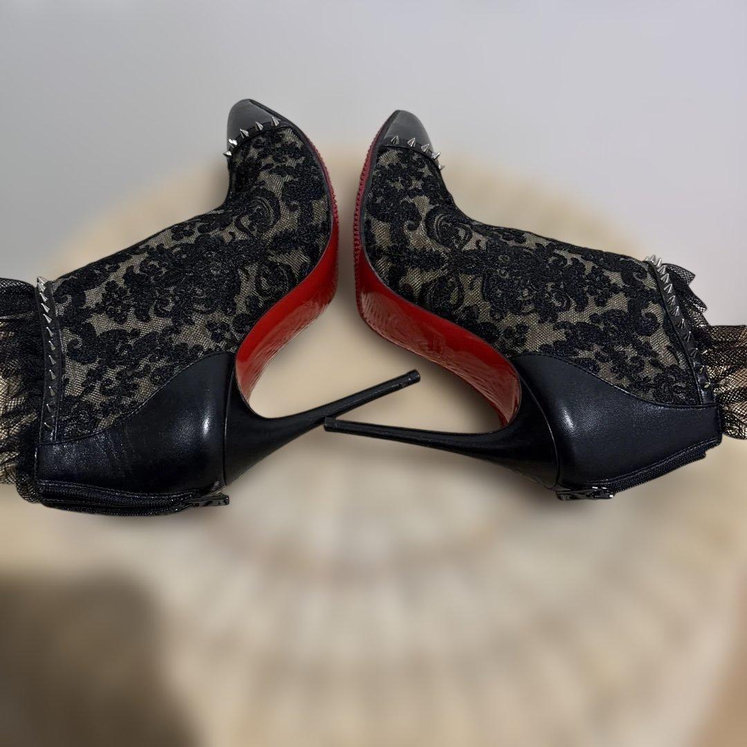 CHRISTIAN LOUBOUTIN ルブタン　ブーツ　レース　Pigalla