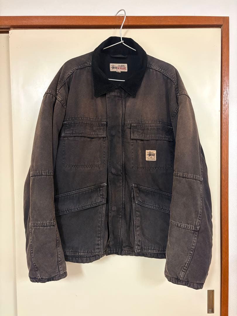 STUSSY Washed Canvas Shop Jacket（ストゥーシー）