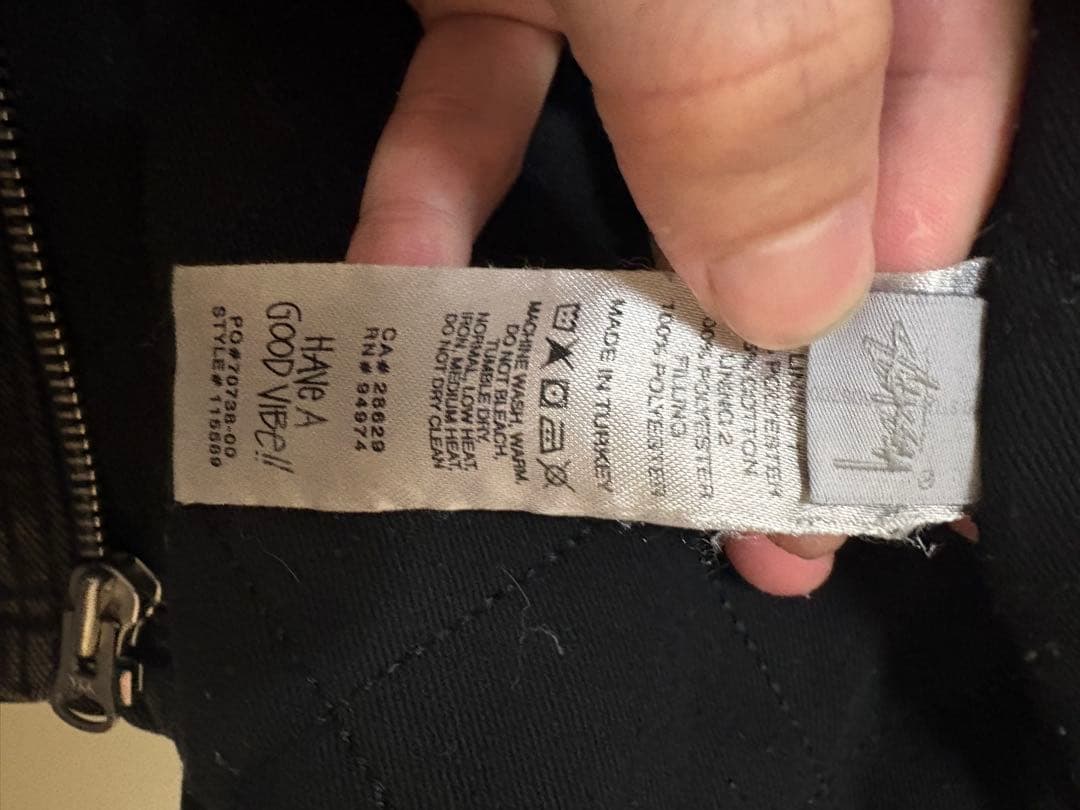 STUSSY Washed Canvas Shop Jacket（ストゥーシー）