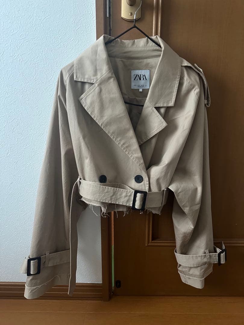ZARA オーバーサイズショートトレンチコート　Sサイズ