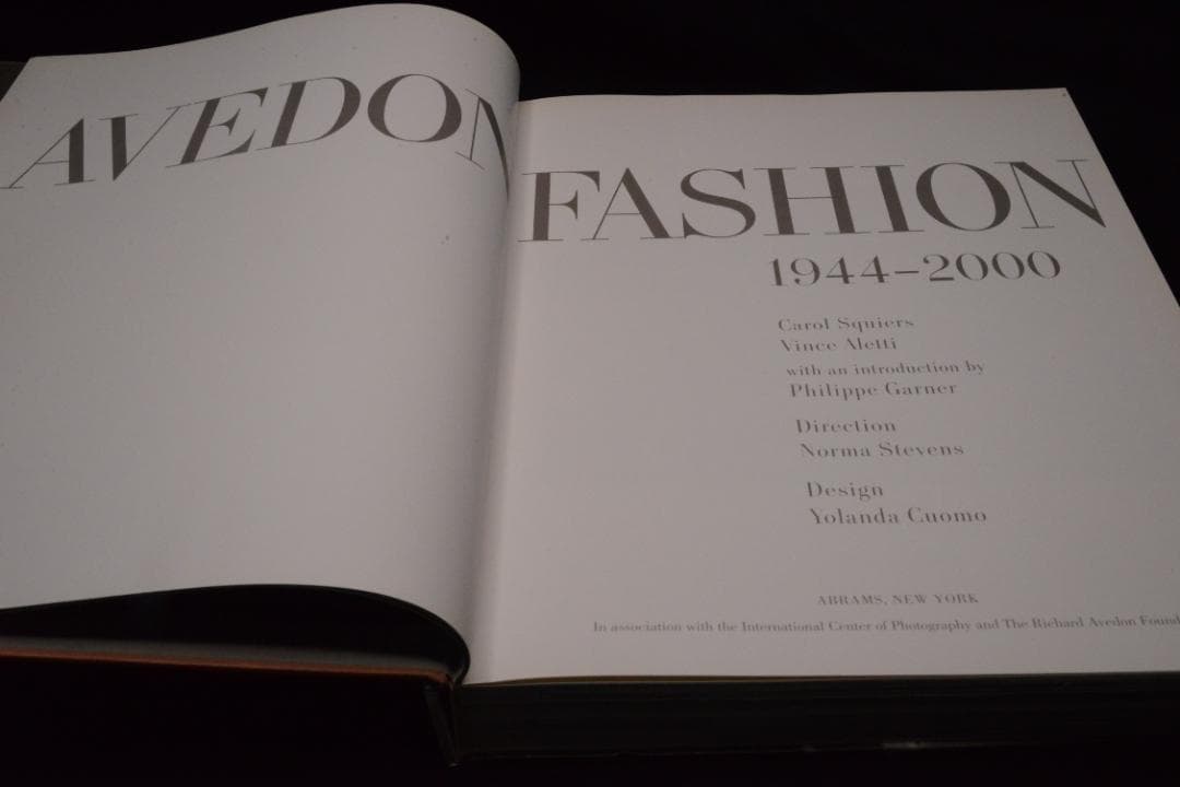 【Avedon Fashion 1944-2000】★★大幅に値下げしました