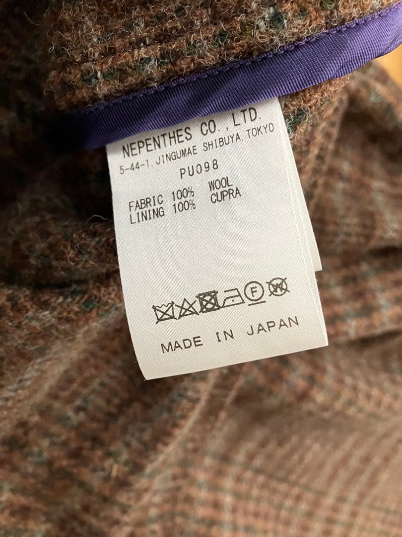 ジャケット・アウター Needles Loafer Jacket Wool Glen Plaid S