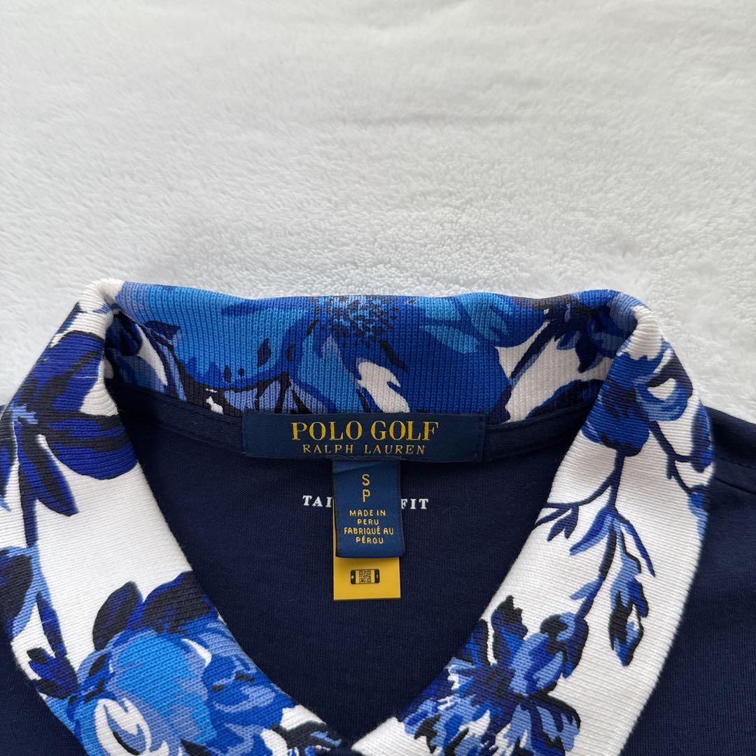RALPH LAUREN ラルフローレン　花柄　ニット　ポロシャツ　S GOLF
