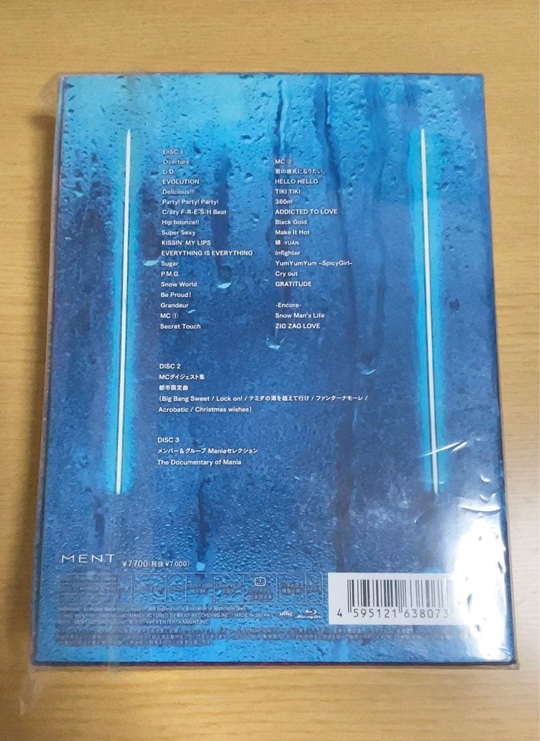  Man LIVE TOUR 2021Mania 初回盤 Blu-ray