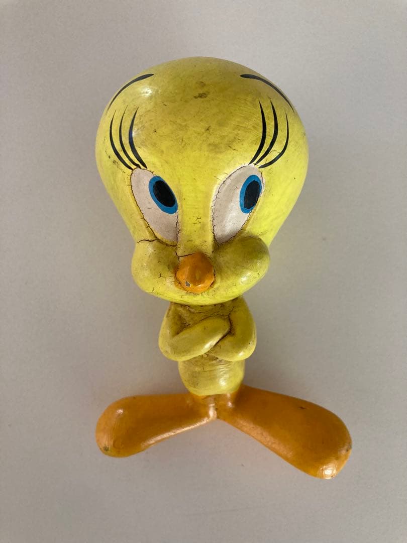 【激レア】トゥイーティー Tweety ヴィンテージ 木製フィギュア