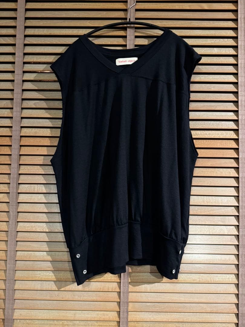 【barbell object】bo ns top black サイズfree
