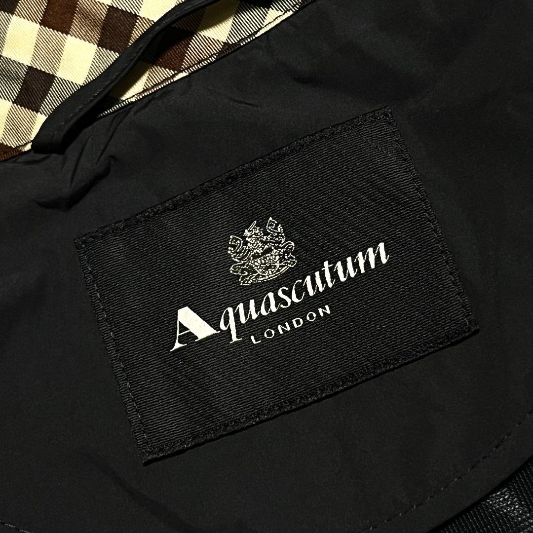 【美品✨️】【M】Aquascutum フード付き スプリングコート 撥水加工