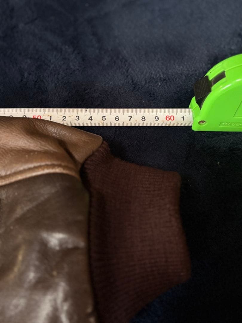 80s 美品 L.L.Bean A-2フライトジャケット ブラウン レザー S
