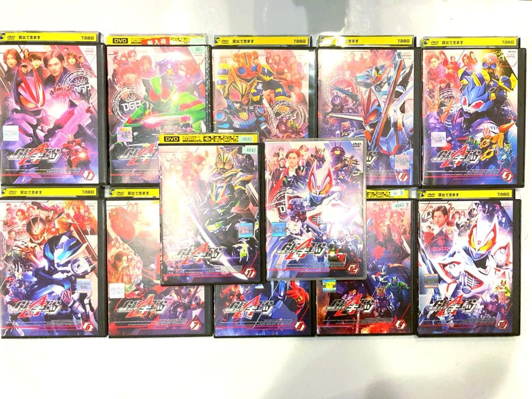 仮面ライダーギーツ　全12巻 DVD レンタル