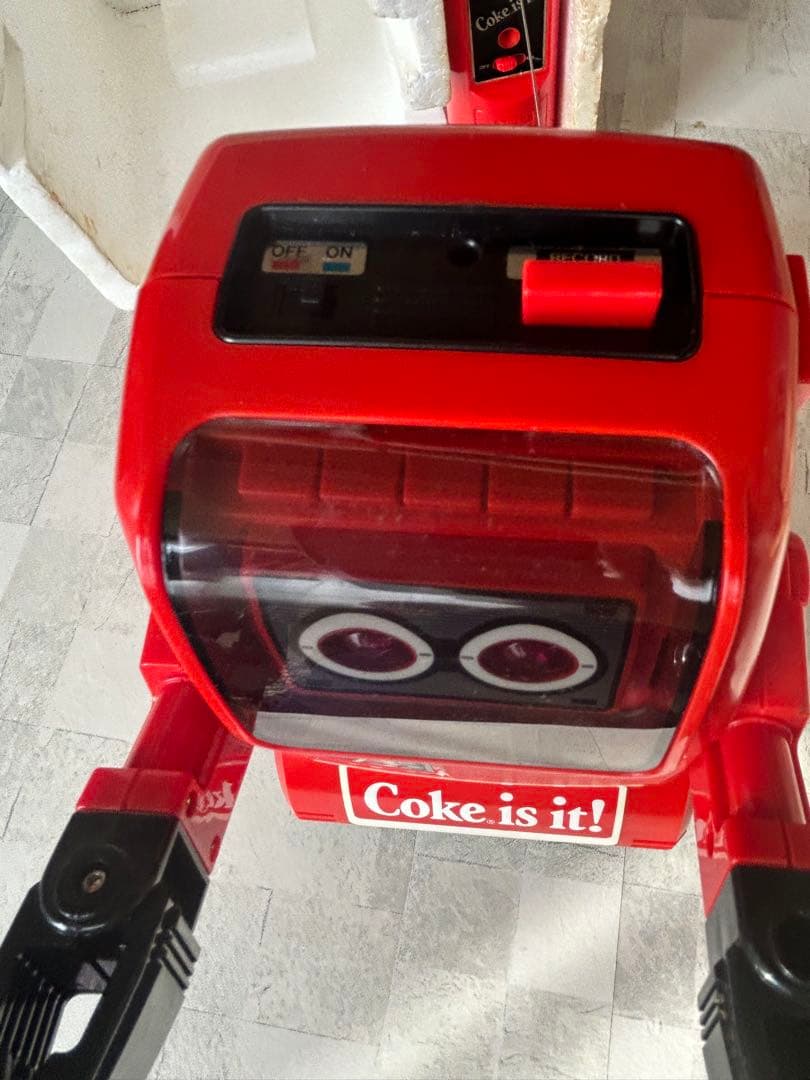 【希少品】1985年 コカ・コーラ 非売品 トーキングロボ 昭和レトロ 箱付き
