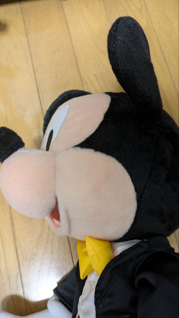 ミッキーマウス タキシード ぬいぐるみ 大きめ　ディズニー