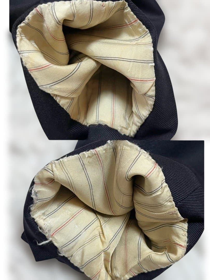 Burberrys 毛 カシミヤ 紺ブレ 金ボタン ダブルテーラードジャケット
