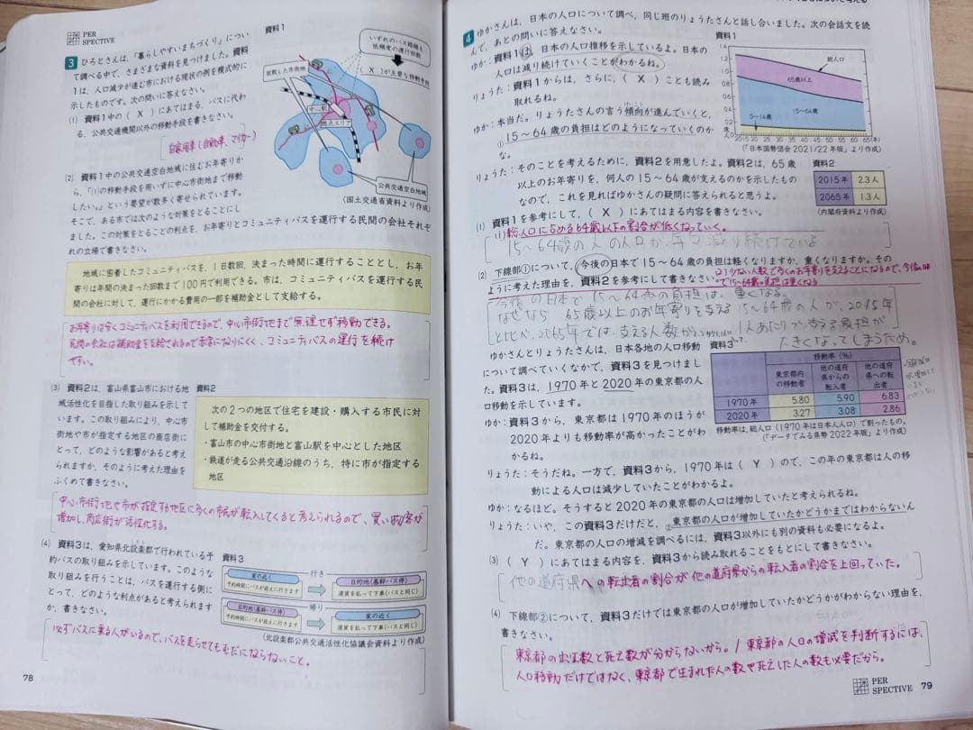 【2025年度版】 ena 小学6年生 パースペクティブ テキスト 1年分