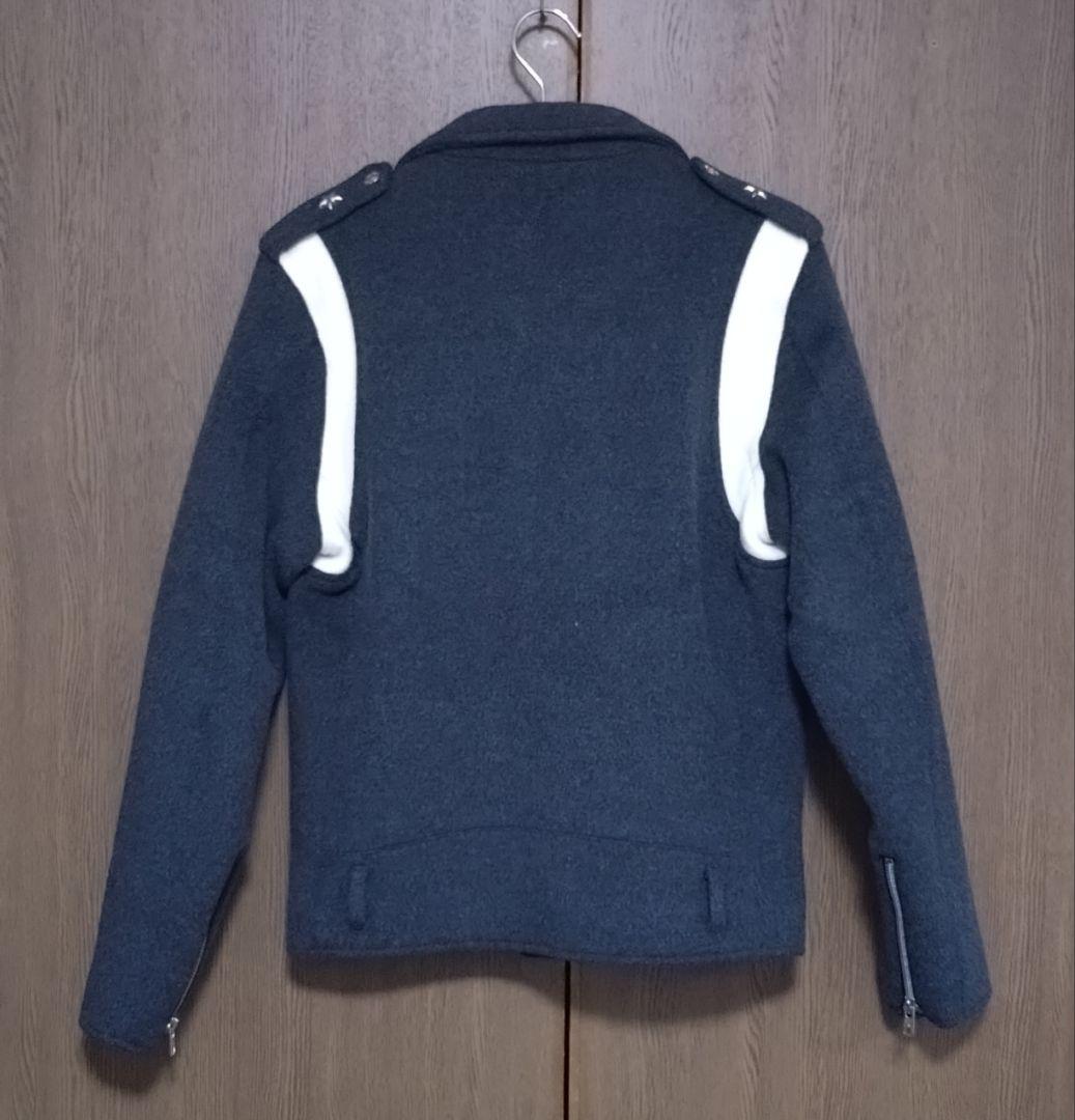 美品！Schott × STUSSYコラボ メルトンウールライダースジャケット