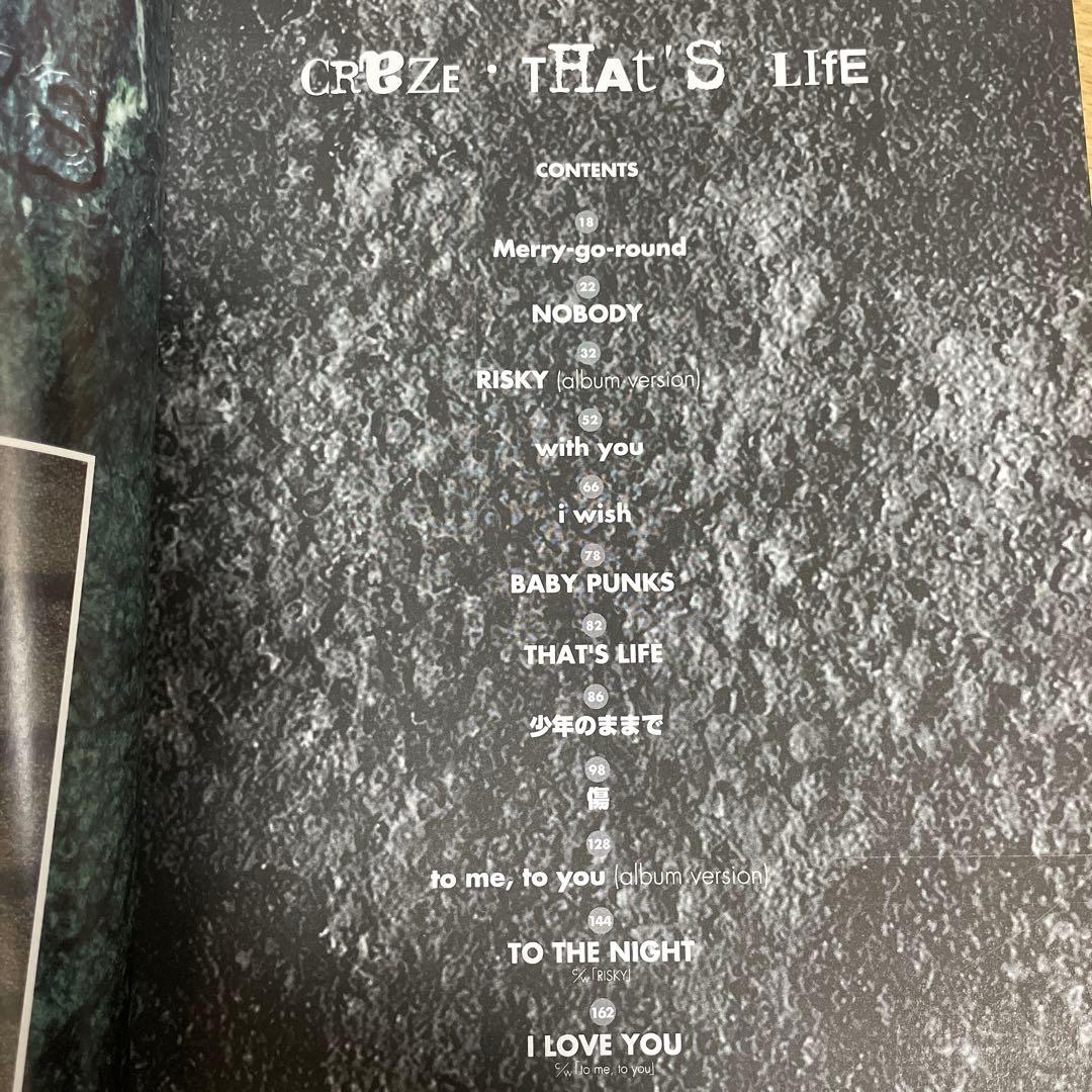 Craze that's Life. バンドスコア