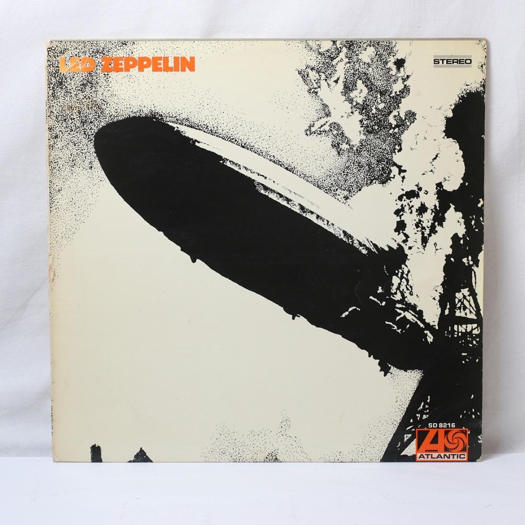 独LP Led Zeppelin 赤/紫ラベル 初期盤 ドイツ盤 プチ音有