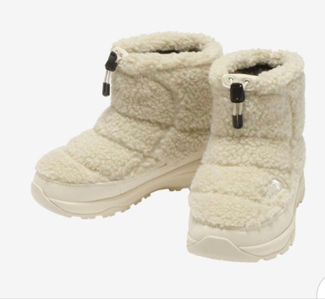 THE NORTH FACE ボアムートンブーツ クリーム色