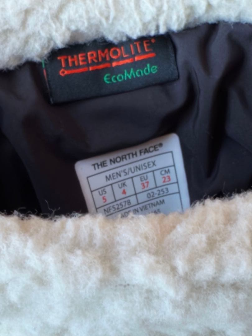 THE NORTH FACE ボアムートンブーツ クリーム色