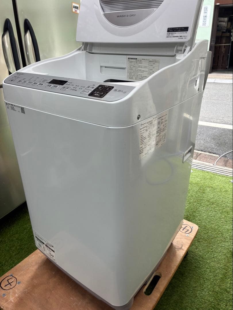 SHARP 電気乾燥洗濯機　ES-TX5E 5.5kg 2021年製