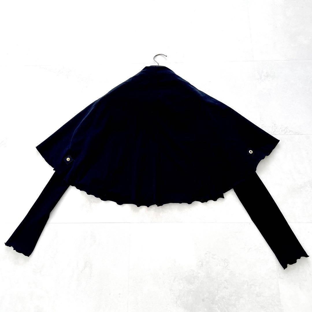 25SS✨希少美品　ジェンヌ　まんまるUVカットボレロ　カーディガンブラック S