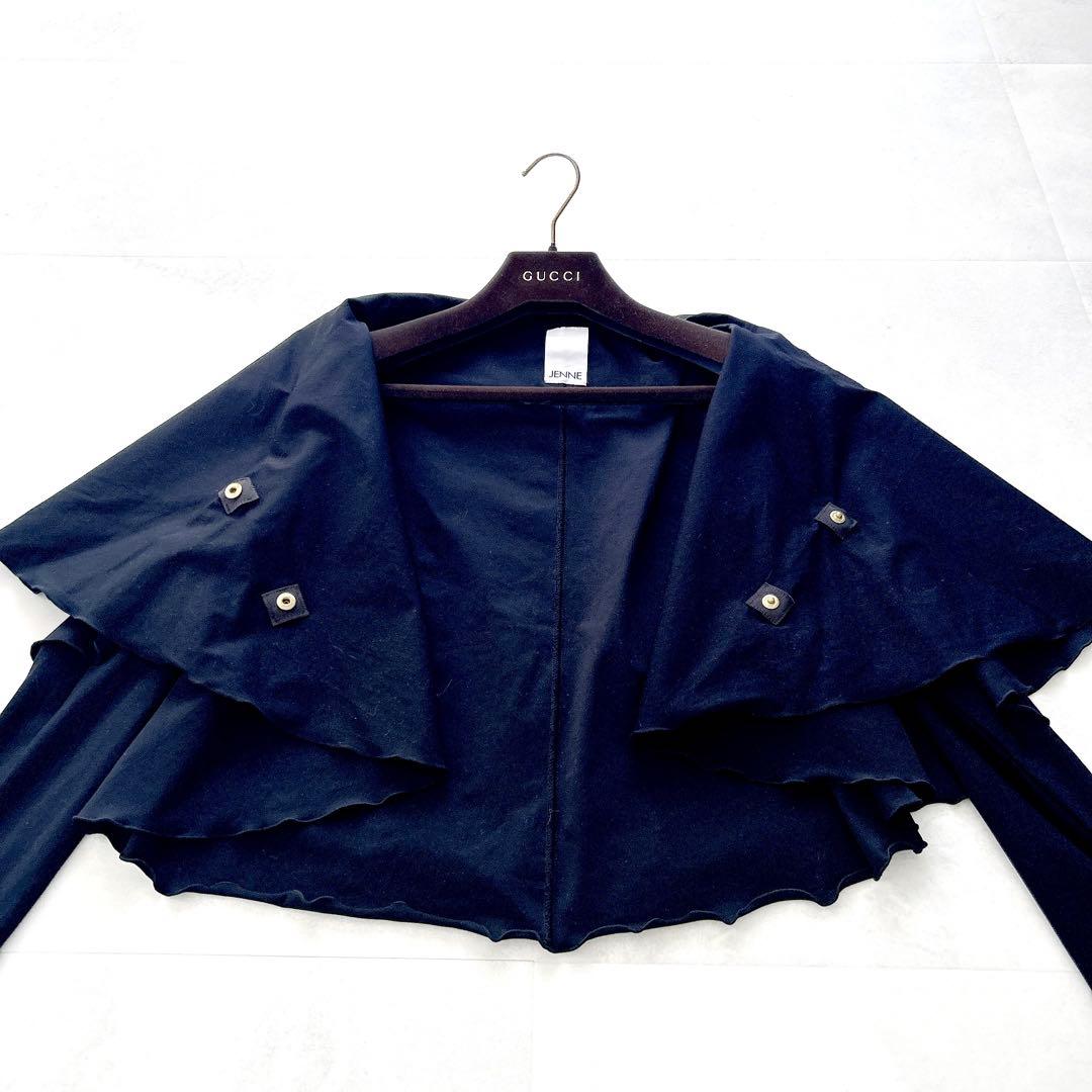 25SS✨希少美品　ジェンヌ　まんまるUVカットボレロ　カーディガンブラック S