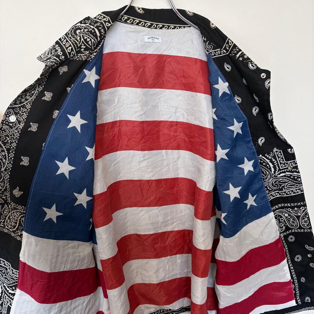 OLD PARK バンダナ コーチジャケット Lサイズ　COACH JACKET