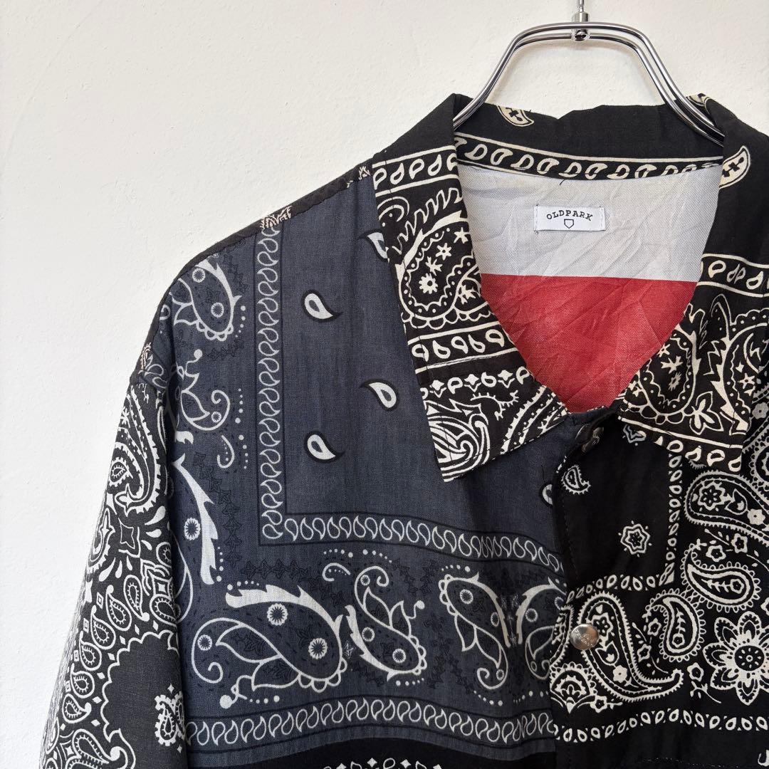 OLD PARK バンダナ コーチジャケット Lサイズ　COACH JACKET