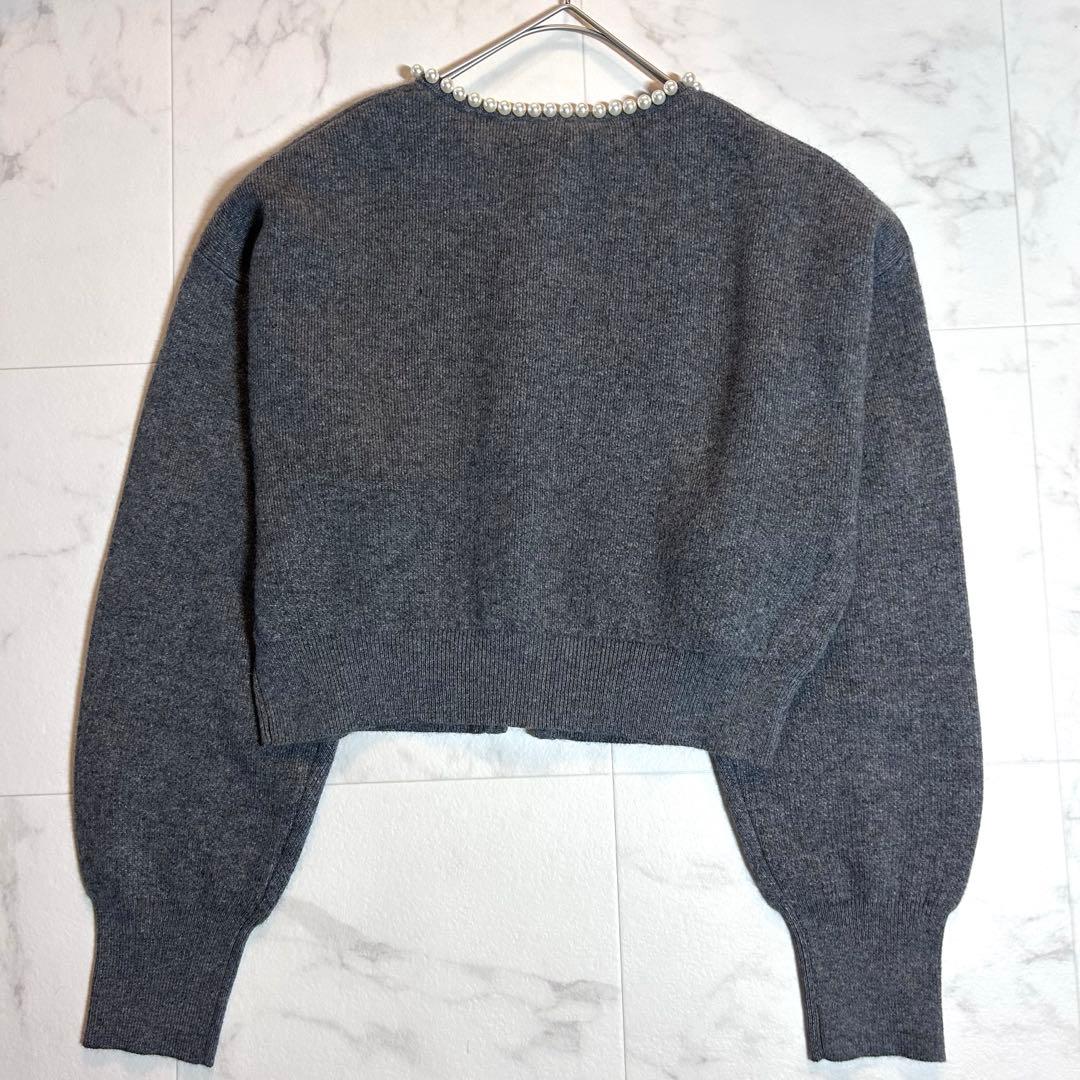 【美品】SLOBE IENA スローブイエナ　パールカーディガン2025AW