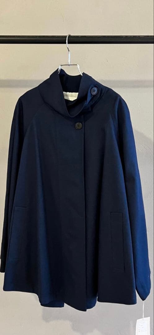 美品 cafune; カフネ コットンツイルスタンドカラージャケット