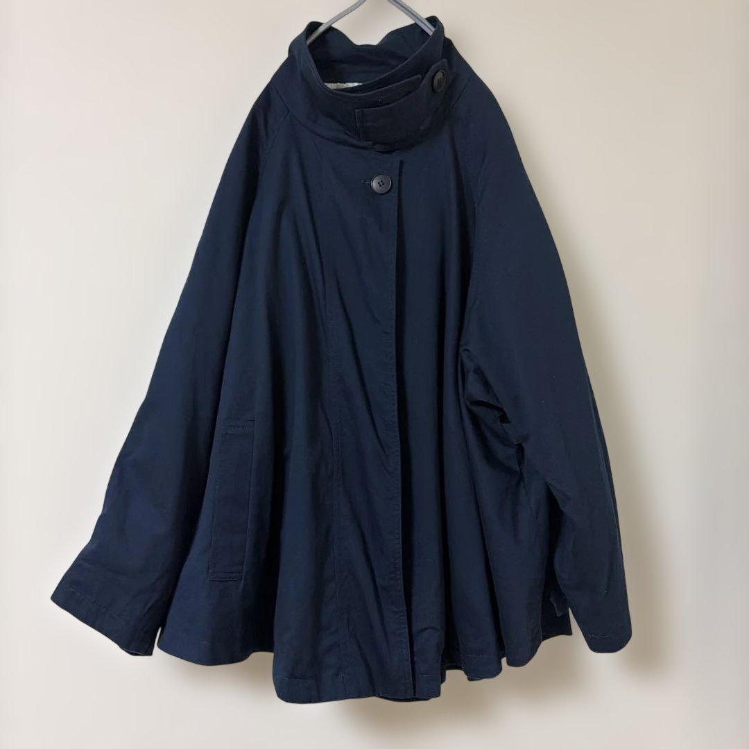 美品 cafune; カフネ コットンツイルスタンドカラージャケット
