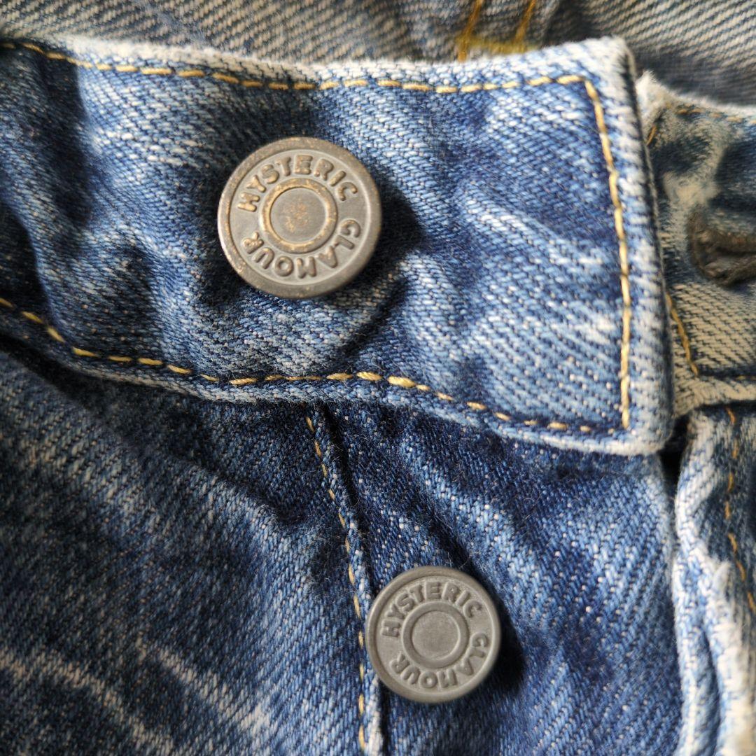 Y2K✨ヒステリックグラマー デニム スタッズ　ダメージ加工　ジーンズ