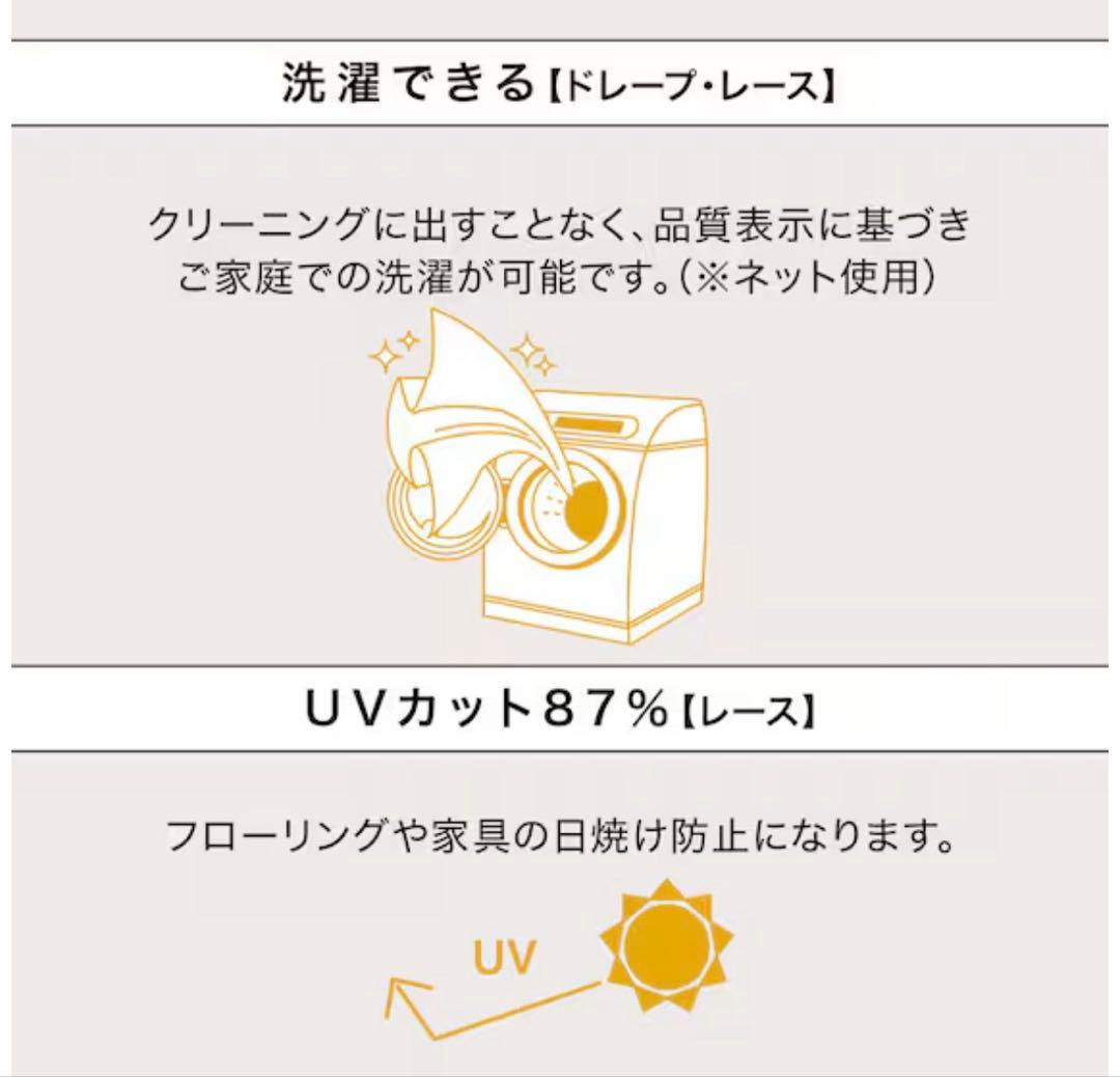 【ニトリ遮光1級・遮熱・遮音カーテン・100×190センチ】2枚セット《グレー》