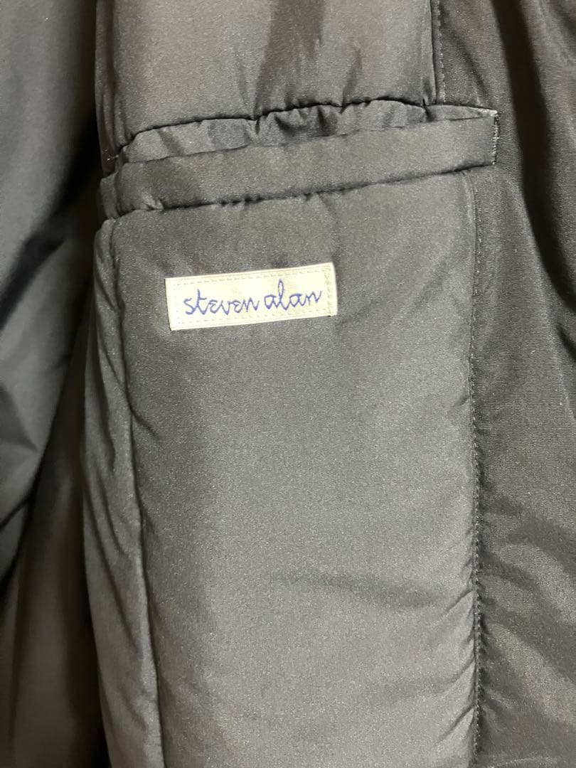 【美品】Steven Alanダルマバルカラージャケット 24AW ブラック L