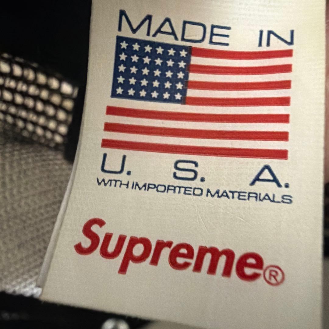 Supreme ブラックメッシュキャップ25FW