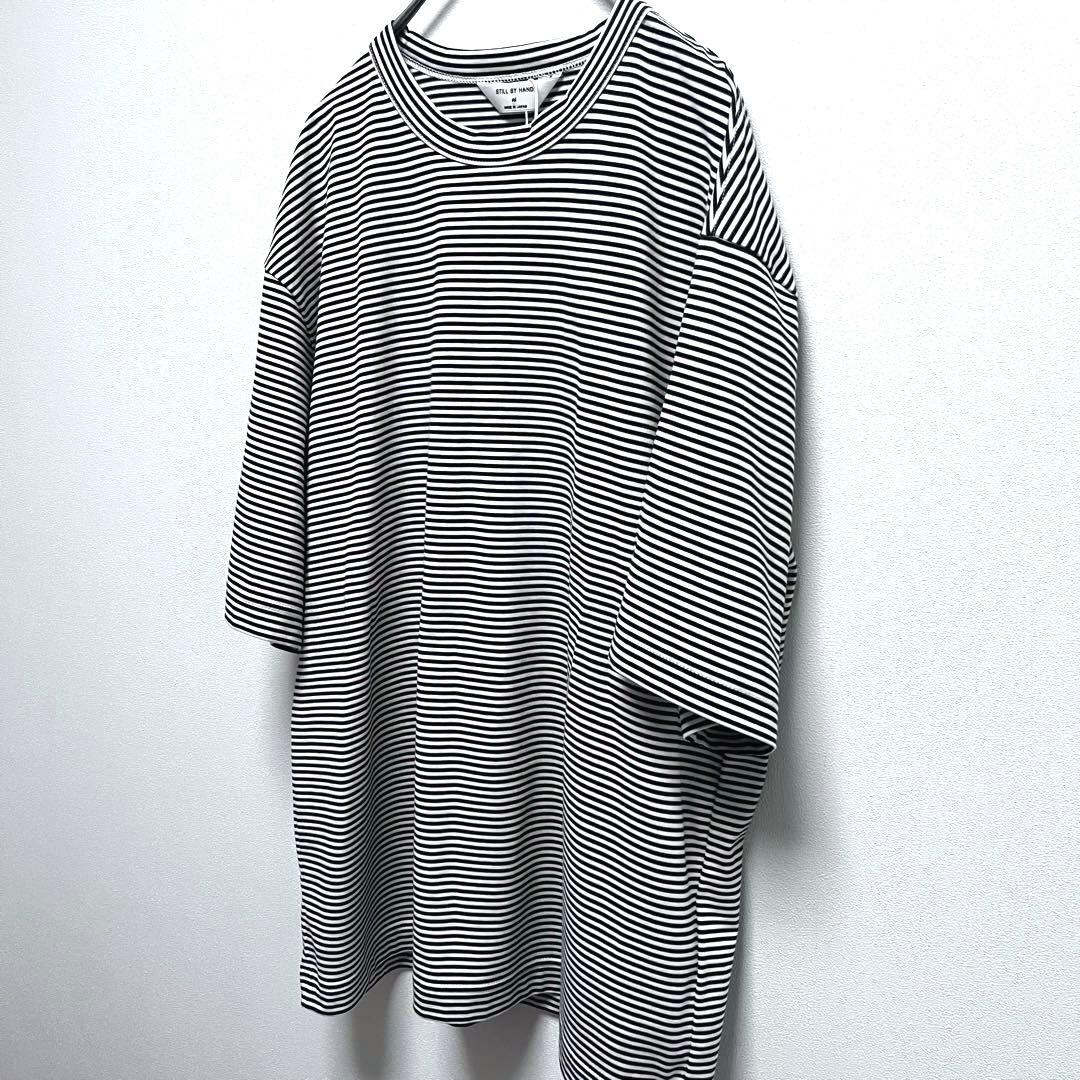 【flag】STILL BY HAND マイクロピッチ ボーダーT 46
