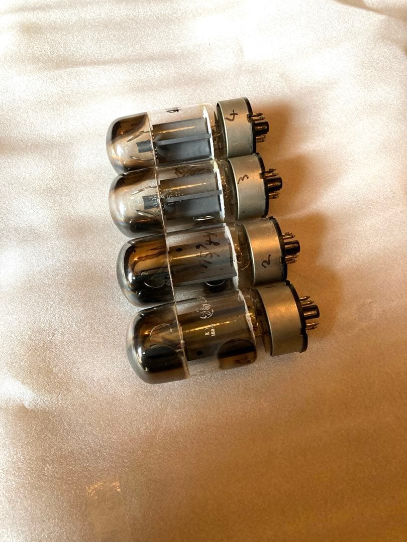 GE6550 真空管４本セット　訳あり品