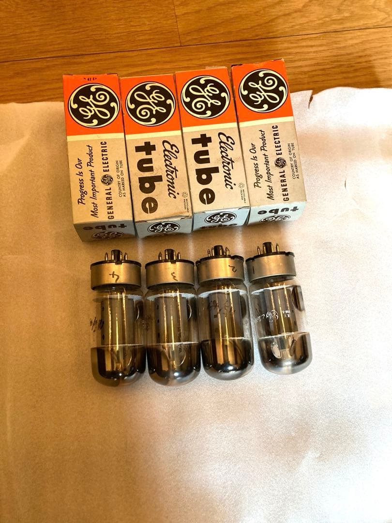 GE6550 真空管４本セット　訳あり品